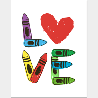 Valentines Day Teacher Pre-K Preschool Kindergarten LOVE Posters and Art